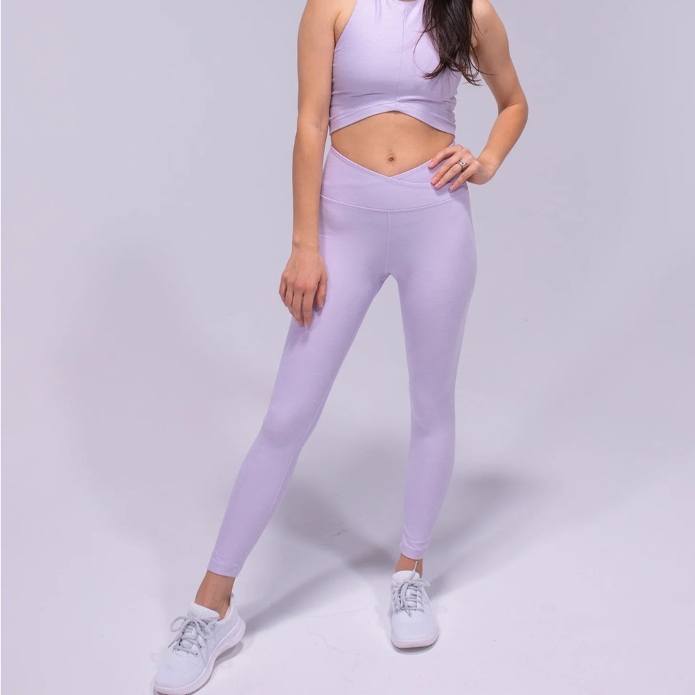 Playground Active Laguna‎ Crossover Legging Lavender